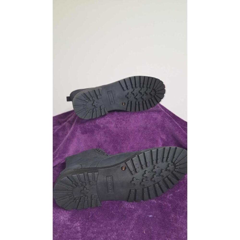 Men's Calvin Klein Lorenzo Lace Up Boots With Leather Upper Size 12 Black - Picture 6 of 9